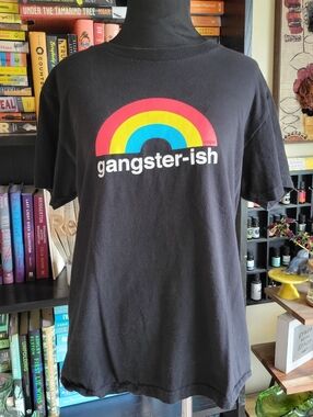 Vintage Enjoi Skateboards Tshirt Sz S Black Gangster-ish Y2K  Hipster